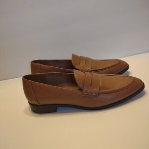 Charles & Keith Tan Brown Loafers Size 39
